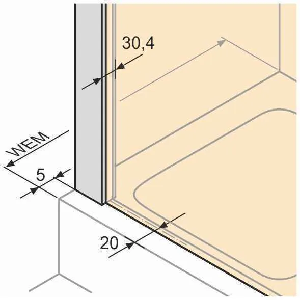 Розсувна душова кабіна Huppe Black Classics 2 C25502.123.321
