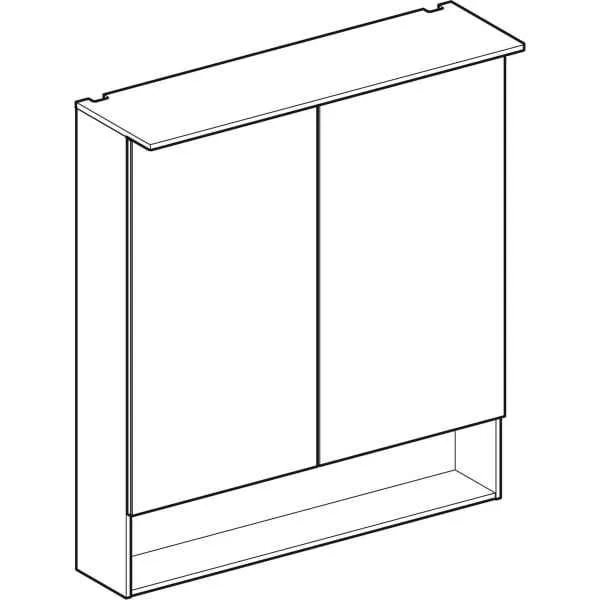 Зеркальный шкафчик Geberit Acanto 500.645.00.2