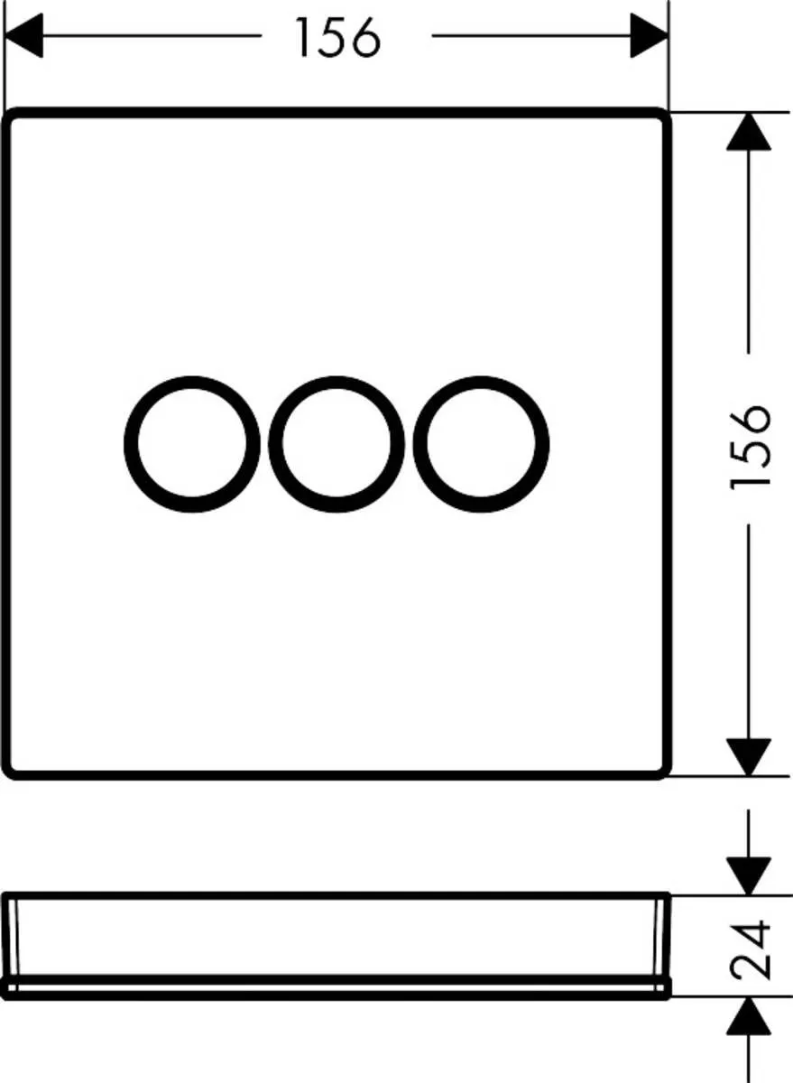 Управление Hansgrohe ShowerSelect 15736400