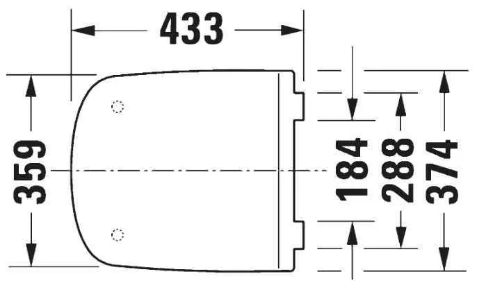 DuraStyle Крышка для унитаза Duravit 