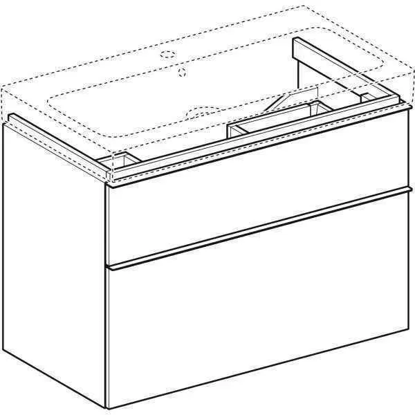 Тумба під умивальник Geberit  iCon 841392000
