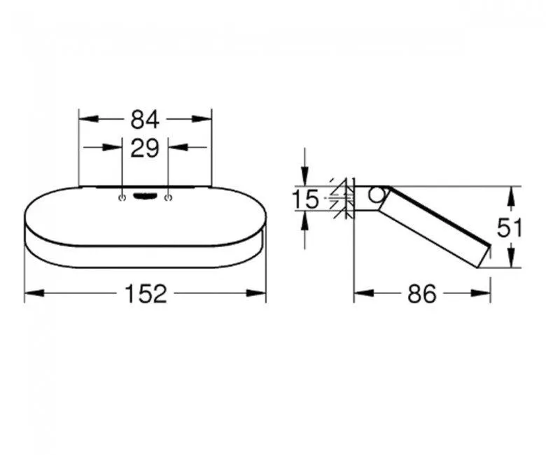 Бумагодержатель Grohe Selection 41069AL0