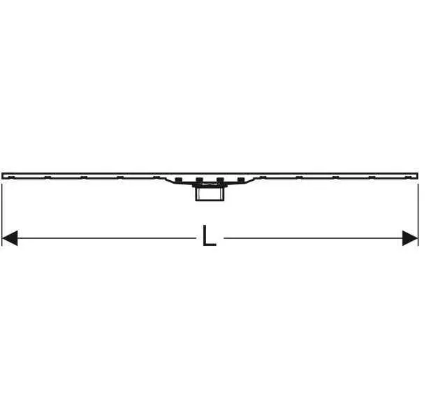Накладна панель Geberit CleanLine 80 (зовнішня частина) 154.440.QC.1