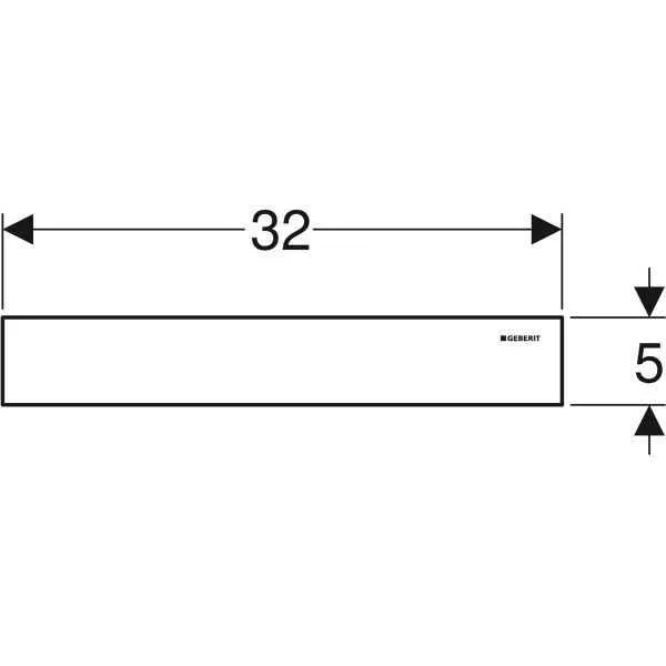 Декоративний комплект Geberit (зовнішня частина)
