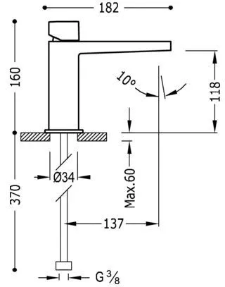 Смесители для раковины Tres Slim 20210302