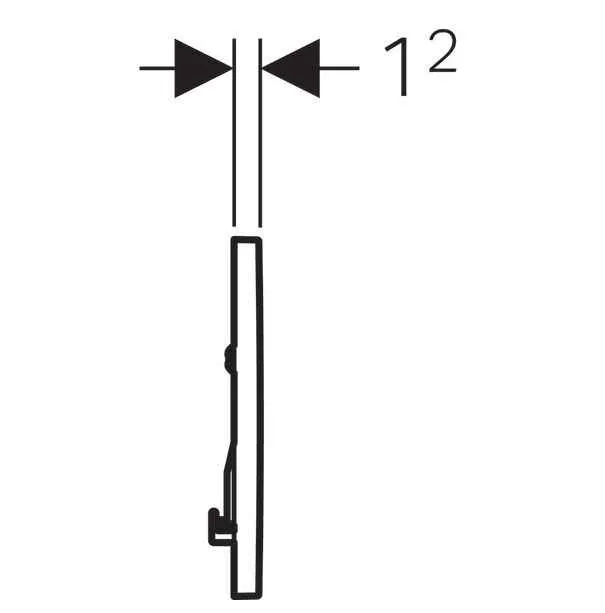 Клавіші змиву води Geberit Sigma 30 (антивандальна) 115.893.KJ.1