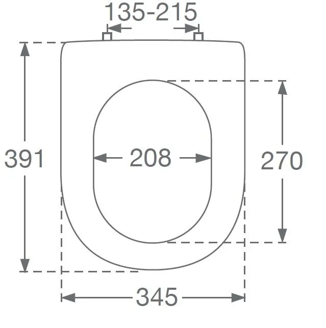 Крышка сиденье Villeroy and Boch Architectura Compact 9M66S201