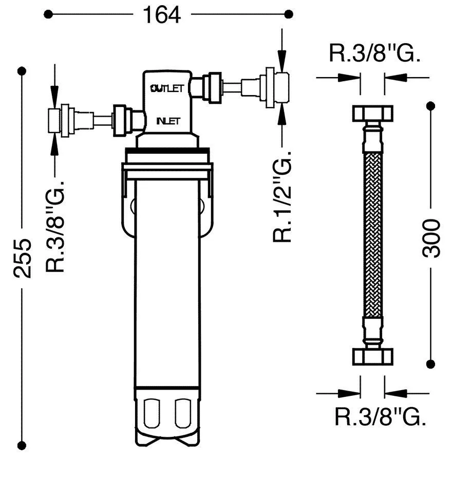 Фильтр для смесителей Tres