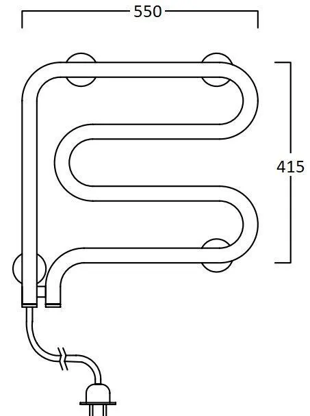 Рушникосушка Instal Spina SPIE-60/40LC01