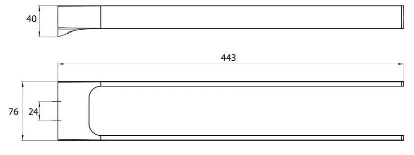 Двойной полотенцедержатель Emco Art 1650 001 45