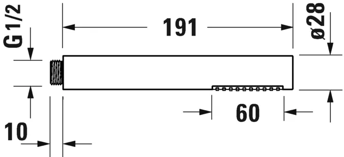 Душ-цилиндр Duravit UV0640000000