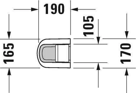 Пьедестал Duravit 0858290000