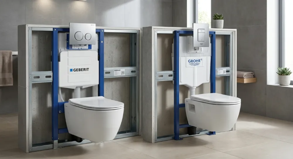 Geberit чи Grohe: яку інсталяцію вибрати?