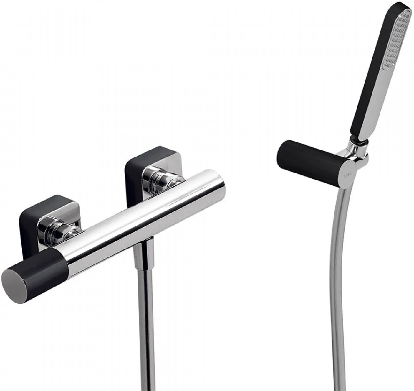 Набор: Смесители для душа и душевым набором  Loft Tres 20016701NE