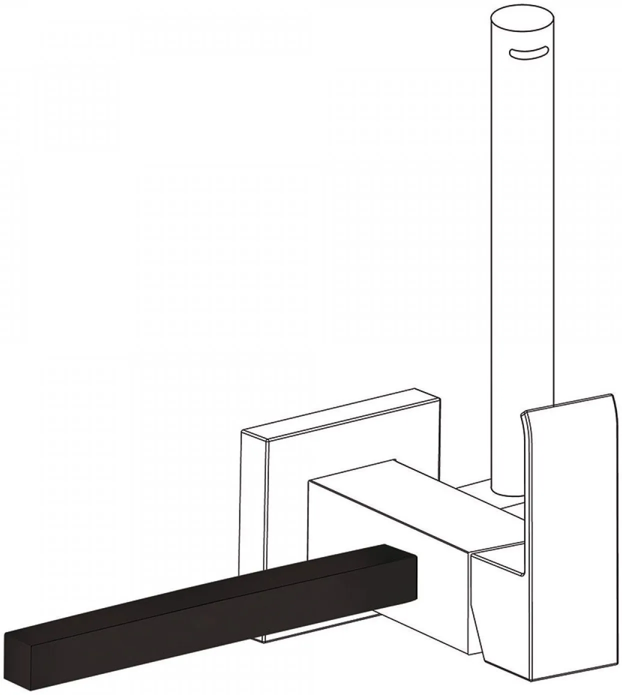 Полотенцедержатель Cuadro Tres 03412402NM
