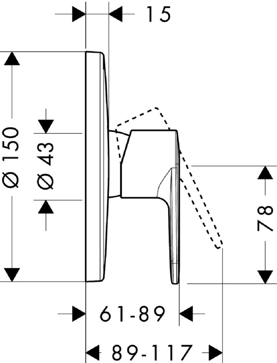 Смеситель для душа Hansgrohe Talis E2 31666000