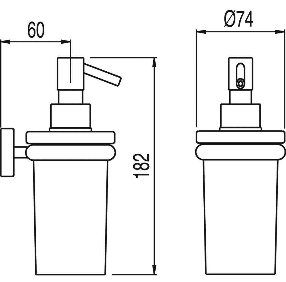 Дозатор для мила Tres Max