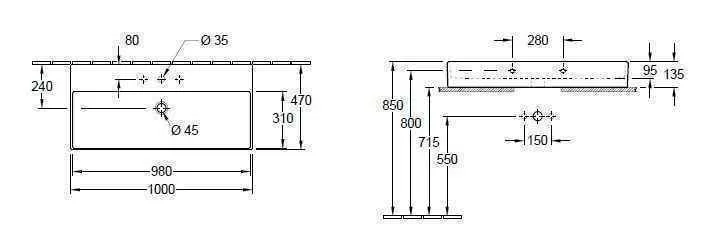 Раковина на стільницю Villeroy and Boch Memento 2.0 4A221HRW