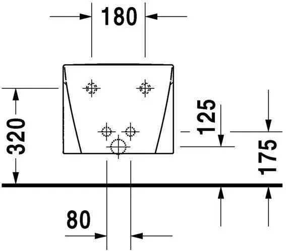 Біде підвісне Duravit Starck 2