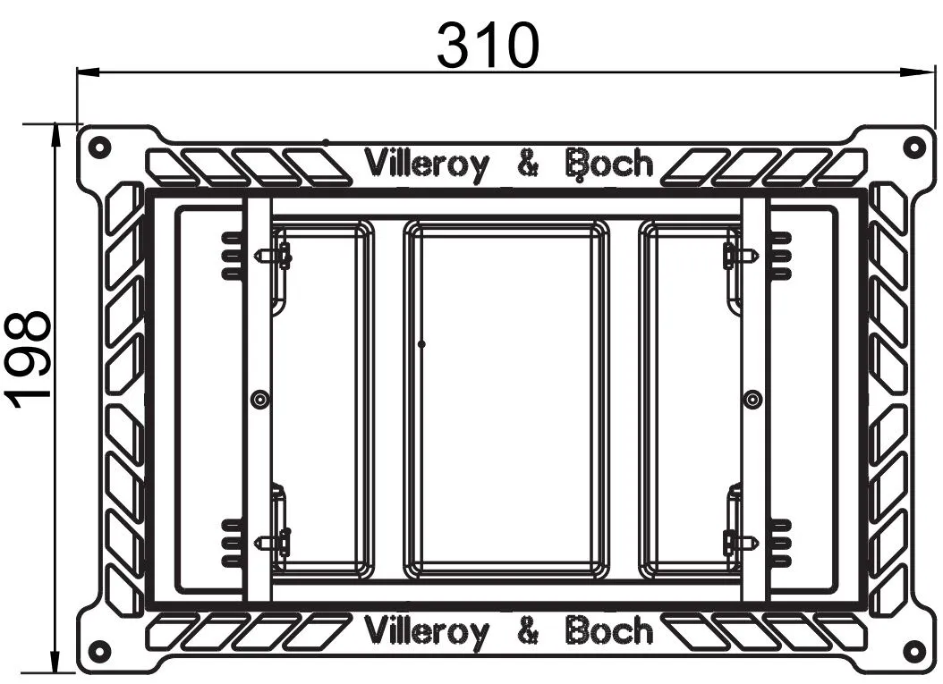 Рамка монтажная Villeroy & Boch 922159LC