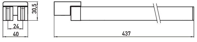 Полотенцедержатель Emco Loft 0550 001 41