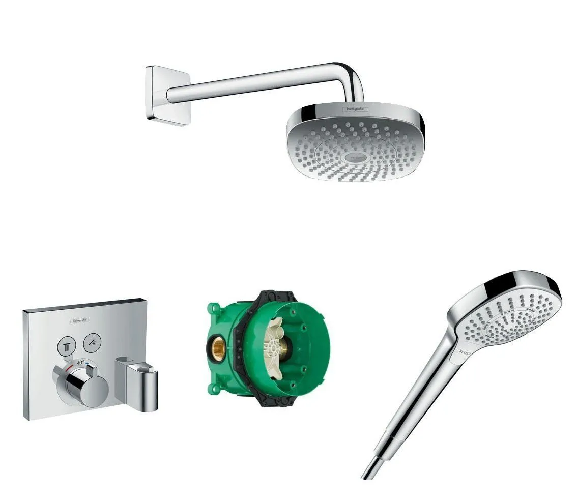 Душевая система с термостатом ShowerSelect Hansgrohe 15765111