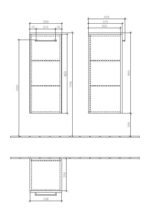 Шкаф для ванної кімнати Avento Villeroy and Boch A89501B1