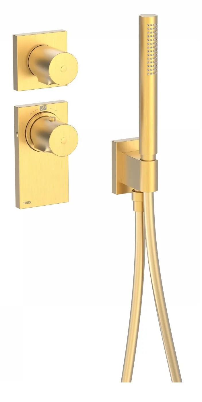 Термостат для душа и душевой набор Tres Block System 20635291OM