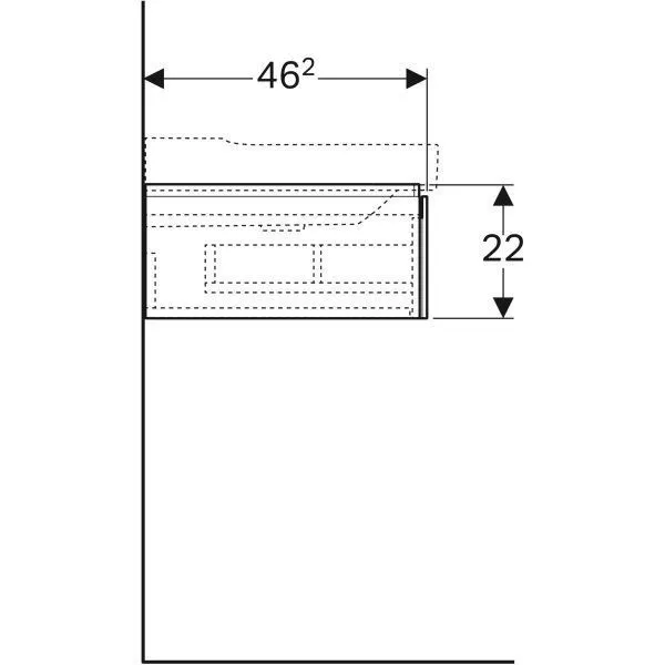 Выдвижной ящик Geberit XENO 500.505.01.1