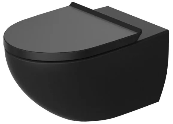 Architec Унітаз підвісний Rimless в комплекті з кришкою, антрацит матовий