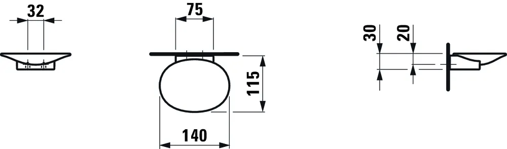 Мільніця Laufen The New Classic H8738560000001
