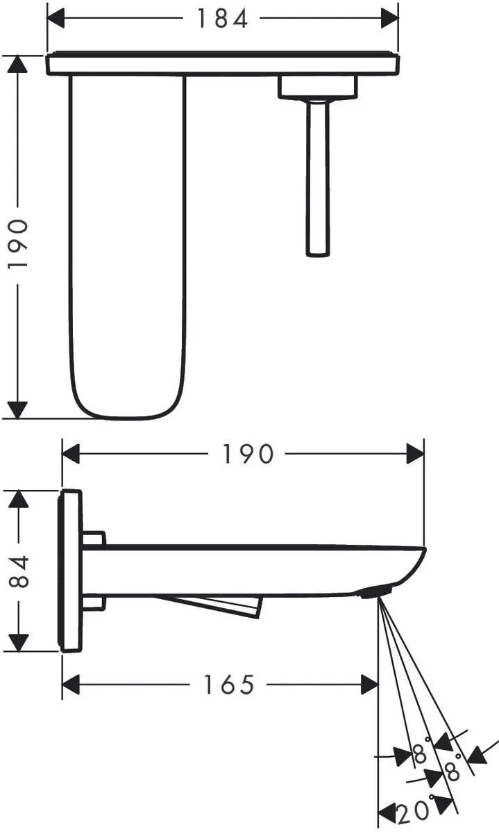 Смеситель на умывальник Hansgrohe PuraVida 15084400