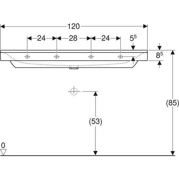 Дзеркальний шафачик Geberit CITTERIO 500.551.01.1