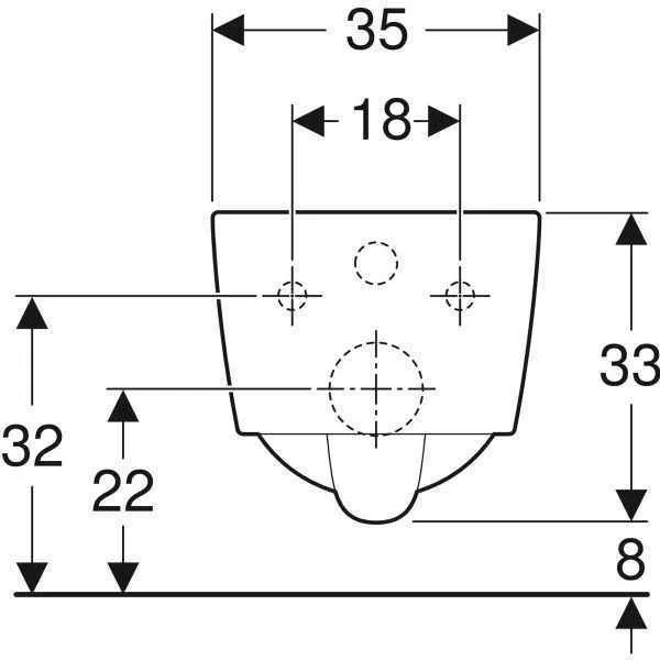 Унитаз подвесной Geberit iCon 201950000