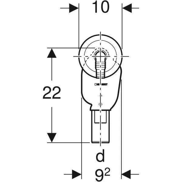 Сифон для пральної машини Geberit