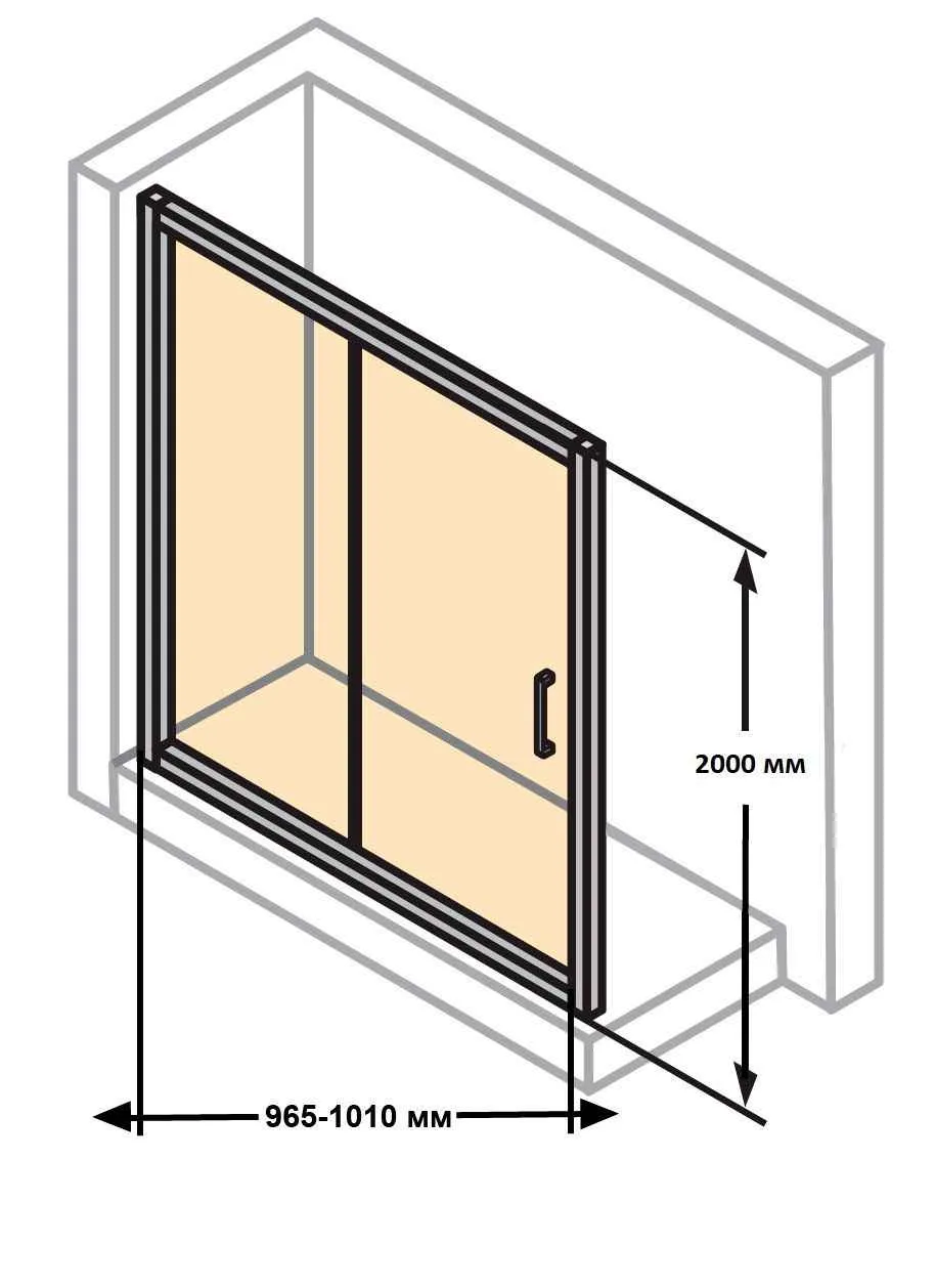 Розсувна душова двері Huppe Classics 2 C20408.069.321