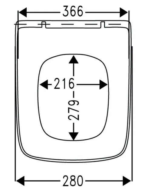 Крышка сиденье Villeroy and Boch Architectura 9M606101