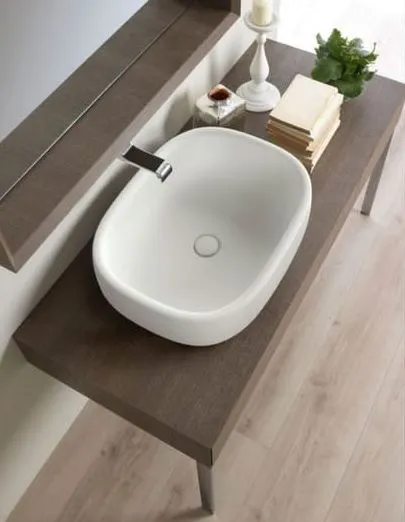 Умывальник Flaminia Bonola 60, цвет Fango mat BN60AFAN