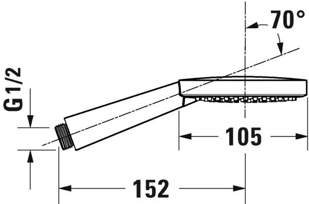 Ручний душ Air Duravit UV0650010000