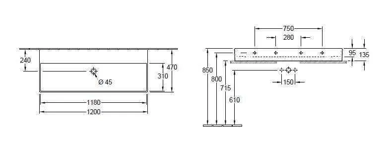 Раковина на стільницю Villeroy and Boch Memento 2.0 4A22CFR1