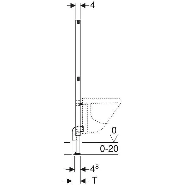 Инсталляция для биде Geberit Duofix