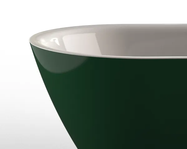 Отдельностоящая ванна Knief Fresh fresh 0100-230 Белый глянцевый / Гоночный зеленый глянцевый