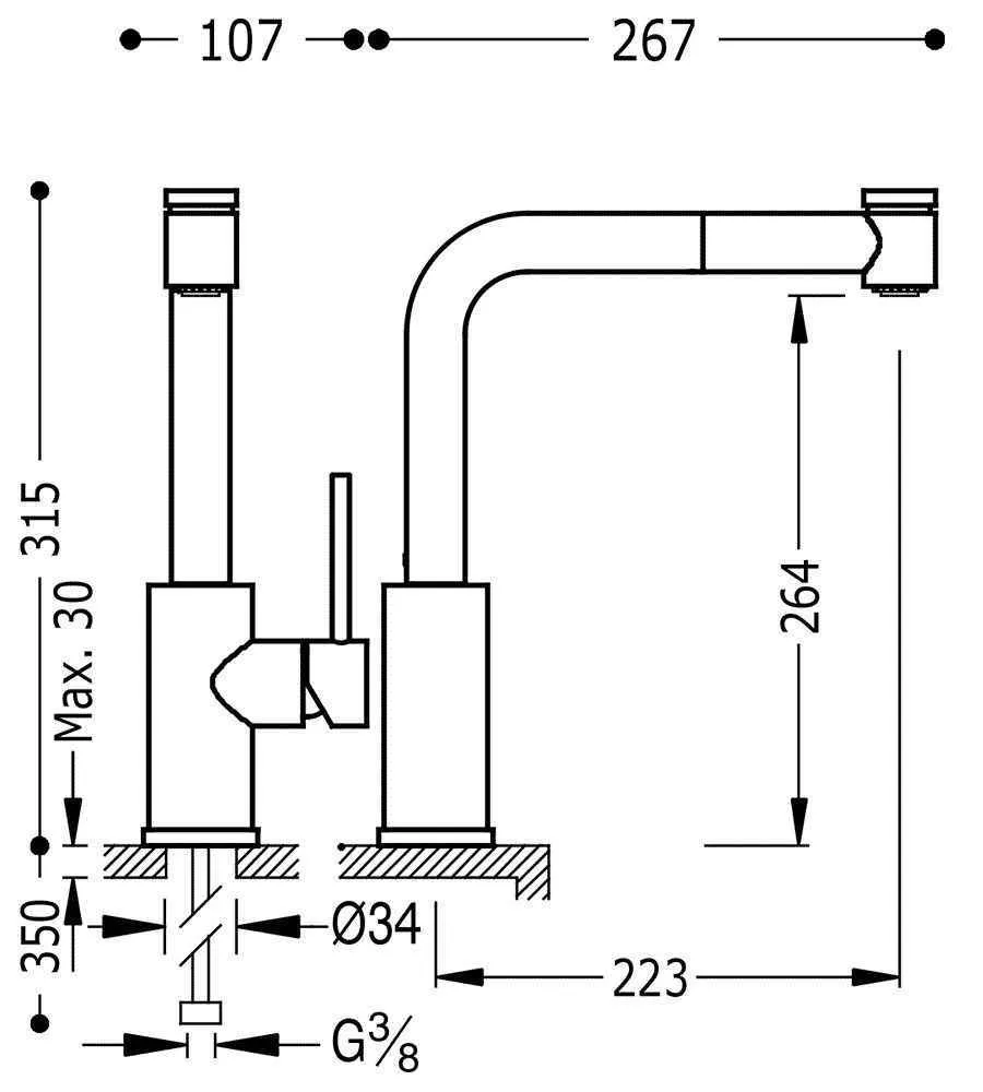 Смесители на кухню Tres 162438