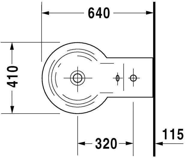 Біде підлогове Duravit Starck 1