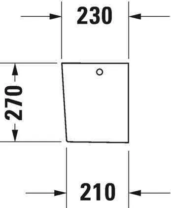 Полупьедестал Duravit 0858310000