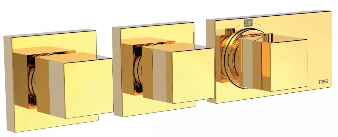 Термостат для душа Tres Block System 20725399OR