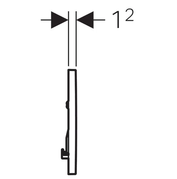 Клавиши смыва воды Geberit Sigma 30 (антивандальная) 115.893.KY.1