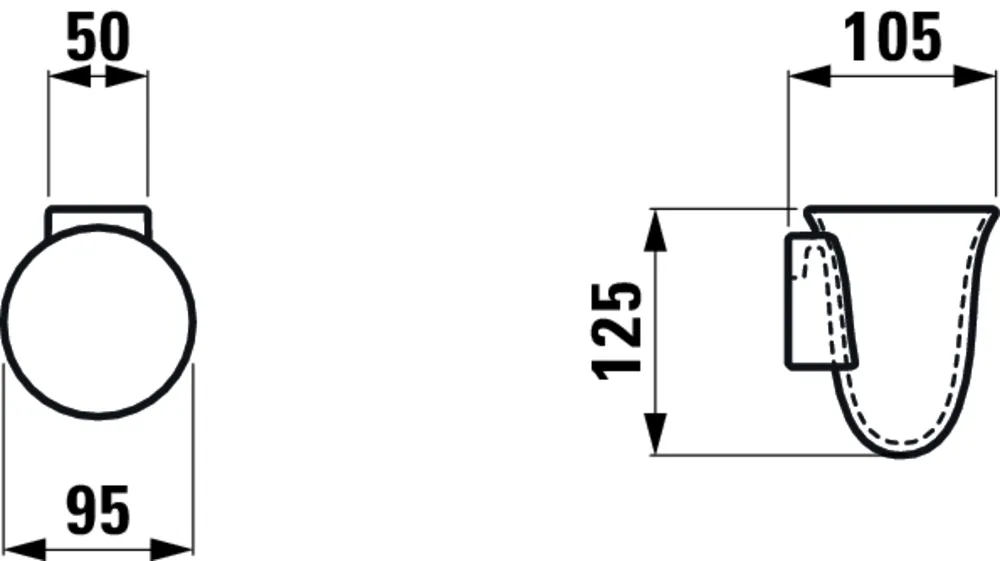 Стакан для щеток Laufen The New Classic H8738540000001