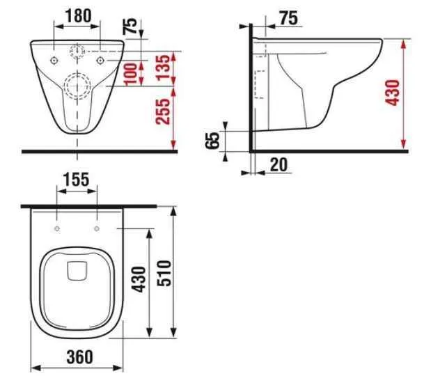 Jika Deep Унітаз підвісний безобідковий з сидінням Soft Close