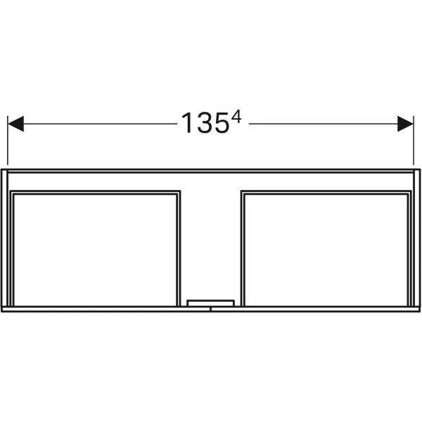 Шкафчик под умывальник Geberit XENO² 500.347.00.1